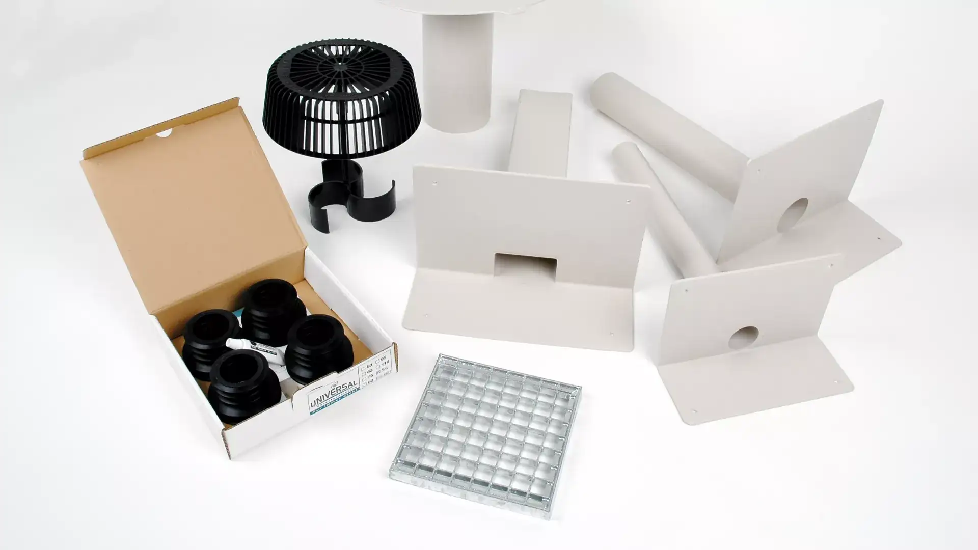 Range of roof accessories, vents and penetration collars